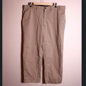 Haggar Khaki Dress Pants Mens 40x29 Cotton